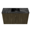 Mondiaz JOYA-DLUX 70cm toiletmeubel - kleur Shadow - Wastafel FAYE positie Midden 1 kraangat kleur Lava. SW1422820