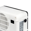 Eurom fanheater 600 radiateur soufflant 600watt 12x12.2x19 cm blanc noir SW486860