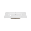 Saniclass Chaci Wastafel - 80x46x14cm - 1 kraangat - keramiek - wit SW718717