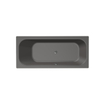 Xenz Aruba Ligbad - 170x75x48 - afvoer Midden - acryl - antraciet SW102882