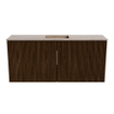 Mondiaz JOYA-DLUX 90cm toiletmeubel - kleur Walnut - Wastafel FAYE positie Midden 1 kraangat kleur Saba. SW1424649