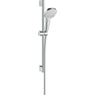 Hansgrohe Croma Select E Multi ensemble barre de douche coulissante avec douchette Croma Select E Multi 65cm avec flexible de douche Isiflex`B 160cm blanc/chrome 0605307