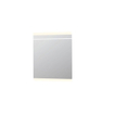INK SP6 Miroir - 80x4x80cm - LED horizontal - en haut et en bas - changement de couleur - à intensité variable - aluminium Argent SW68775