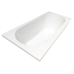 Xellanz Portus RD inbouw duo ligbad 190x90x49 cm acryl glans wit SW72154