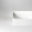 Clou Vale Fontein - 38x19x7cm - voorbewerkt kraangat rechts - mat wit SW636631