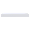 Arcqua Edge Opbouw Wastafel - 120x47x12cm - 2 kraangaten - cast marble - mat wit SW1581388