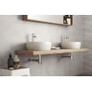 SAMPLE Terravito Velaro wand- en vloertegel - 60x60cm - Vierkant - 9mm - gerectificeerd - Betonlook - pearl SW736462