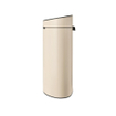 Brabantia Touch Bin Afvalemmer - 40 liter - kunststof binnenemmer - soft beige SW1117323
