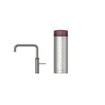 Quooker BE Fusion Square robinet d'eau bouillante - bec pivotant - PRO3 incl. réservoir Cube - Eau chaude / bouillante / gazeuse / filtrée - Gunmetal SW976937