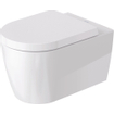 Duravit Me by Starck Ensemble WC – réservoir encastré avec mécanisme de chasse UP320 – abattant à fermeture ralentie (soft-close) – plaque de commande blanc brillant – boutons ronds – blanc brillant SW1574305