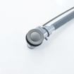 Fortifura Calvi Badafvoercombinatie - draaibediening - verlengd - gunmetal SW1381759
