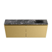 MONDIAZ TURE-DLUX Meuble de toilettes 120 cm Oro. EDEN lavabo Lava position droite. Sans trou de robinet. SW1103962