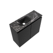 MONDIAZ TURE-DLUX Meuble toilette - 60cm - Urban - EDEN - vasque Lava - position gauche - sans trou de robinet SW1103624