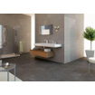 Terravito Velaro wand- en vloertegel - 60x120cm - gerectificeerd - Betonlook - Antracite mat (antraciet) SW1120129