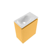MONDIAZ TURE-DLUX meuble de toilettes 40cm Ocher. EDEN lavabo Opalo position gauche. Avec 1 trou de robinet. SW1104401
