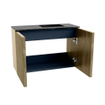 Mondiaz JOYA-DLUX 60cm meuble de toilette - couleur Dusk - Vasque FAYE position Droite 1 trou de robinet couleur Lava. SW1423252