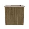 Mondiaz JOYA-DLUX 40cm toiletmeubel - kleur Dusk - Wastafel FAYE positie Rechts 1 kraangat kleur Arena. SW1425724