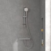 Villeroy & Boch Universal Showers Ensemble barre de douche avec trois fonctions pour montage mural - chrome SW974411