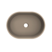 Arcqua Case vasque à poser - ovale - 40x28cm - truffe mat SW1209097