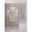 Crosswater Lustro armoire de toilette - 62x70cm - éclairage LED - IP44 SW876258