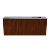 Mondiaz JOYA-DLUX 100cm meuble de salle de bains - couleur Ruby - Vasque FAYE position Droite Sans trou de robinet couleur Sombra. SW1425682