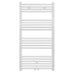 Belrad Handdoekradiator - middenaansluiting - 1800X600mm - 944 Watt - Wit Mat Geborsteld SW1152659