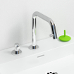 Clou Kaldur robinets chrome mitigeur lavabo gauche SW161927