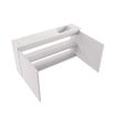 MONDIAZ TURE-DLUX meuble de toilette 100cm Cale. lavabo EDEN Ostra position droite. Avec 1 trou de robinet. SW1104747