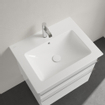 Villeroy & Boch Venticello Lavabo avec 1 trou pour robinetterie 65x50cm (3 trous possibles) avec trop plein ceramic+ blanc 1025145