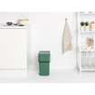 Brabantia Sort & Go Afvalemmer - 16 liter - hengsel - met beugel - fir green SW1117367