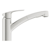 GROHE Eurosmart Mitigeur de cuisine - supersteel brossé SW536471