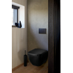 Duravit Starck T Brosse WC à poser Noir mat SW297085