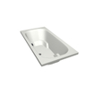 Xenz Tanga baignoire - 180x90cm - avec trop-plein - sans bonde - Acrylique Edelweiss mat SW103392