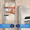 GROHE QuickFix Precision SmartControl doucheset met 2 uitgangen hoofddouche Vitalio Rain Mono 310 kubus handdouche Vitalio Joy Cube Stick 1 straal slang 1.5 m chroom SW1120183