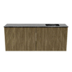 Mondiaz JOYA-DLUX 100cm toiletmeubel - kleur Dusk - Wastafel FAYE positie Rechts Zonder kraangat kleur Lava. SW1423259