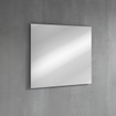 Adema Chaci PLUS Badkamermeubelset - 80x86x46cm - 1 rechthoekige keramische wasbak wit - 0 kraangaten - 3 lades - rechthoekige spiegel - mat zwart SW1027208
