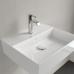 Villeroy & Boch memento 2.0 Lavabo pour porte serviettes 50x14x9cm 1 trou de robinet Blanc Alpin SW358404