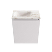 MONDIAZ TURE-DLUX meuble de toilettes 40 cm Cale. EDEN lavabo Frappe position gauche. Avec 1 trou de robinet. SW1102669