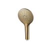 Fortifura Calvi Badkraan - met glijstangset - ronde handdouche - metalen doucheslang - geborsteld messing PVD (Goud) SW968342