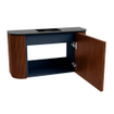 Mondiaz JOYA 73.2cm meuble de salle de bains - arrondis gauche et droite couleur Ruby - Vasque FAYE position Milieu Sans trou de robinet couleur Urban SW1421907