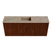 Mondiaz JOYA-DLUX 100cm toiletmeubel - kleur Ruby - Wastafel FAYE positie Midden Zonder kraangat kleur Arena. SW1425281