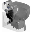 Sanibroyeur Sanicompact PRO closetpot met vermaler incl. closetzitting wit SW374683