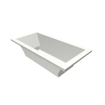 Baignoire Xenz Society - 190x90cm - avec trop-plein - sans bonde - Acrylique Edelweiss mat SW103312
