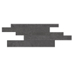 Terravito Solido wand- en vloertegel - 29.5x59.5cm - 8mm - gerectificeerd - Natuursteen look - Zwart SW863148