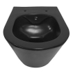 Wiesbaden Stereo WC suspendu rimless avec fonction bidet mat noir SW486853