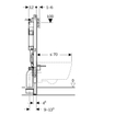 Geberit Duofix Réservoir encastré avec cadre SW1237239