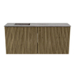 Mondiaz JOYA-DLUX 90cm meuble de salle de bains - couleur Dusk - Vasque FAYE position Gauche Sans trou de robinet couleur Oza. SW1425986