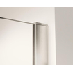 FortiFura Galeria inloopdouche - 110x200cm - mat glas - wandarm - geborsteld RVS SW917128