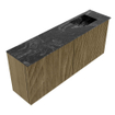Mondiaz JOYA-DLUX 100cm toiletmeubel - kleur Dusk - Wastafel FAYE positie Rechts 1 kraangat kleur Lava. SW1423231