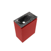 MONDIAZ TURE-DLUX Meuble toilette - 40cm - Fire - EDEN - vasque Lava - position gauche - 1 trou de robinet SW1103814